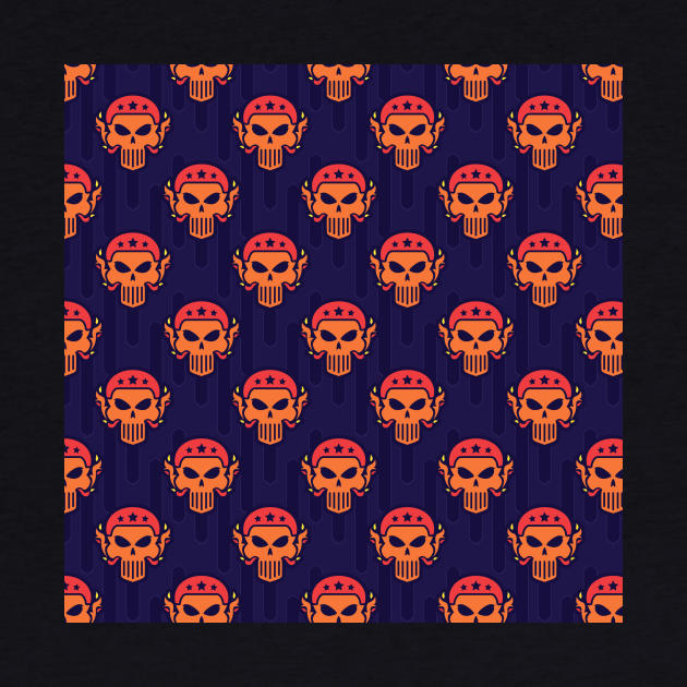 Red Halloween Pattern by giantplayful